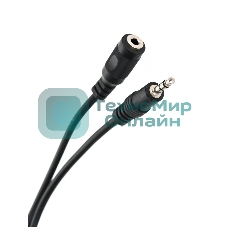 Кабель удлинительный Telecom 3.5 Jack (M) - 3.5 Jack (F), стерео, аудио, 2м