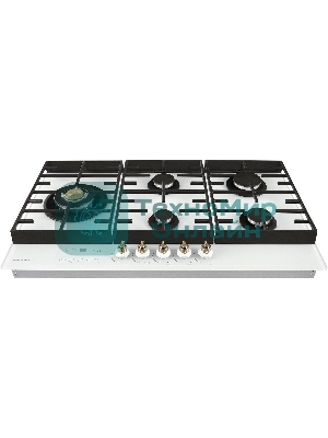 Газовая варочная панель HIBERG VM 9155 W, белый