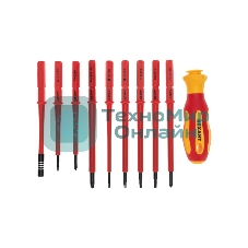 Набор отверток диэлектрических Rexant, 123 предмета