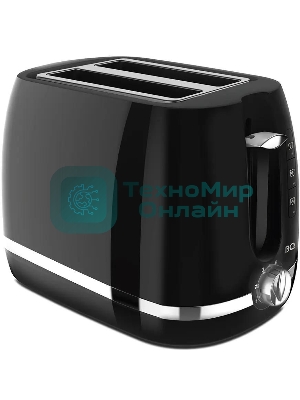 Тостер BQ T1711, 900 Вт, черный