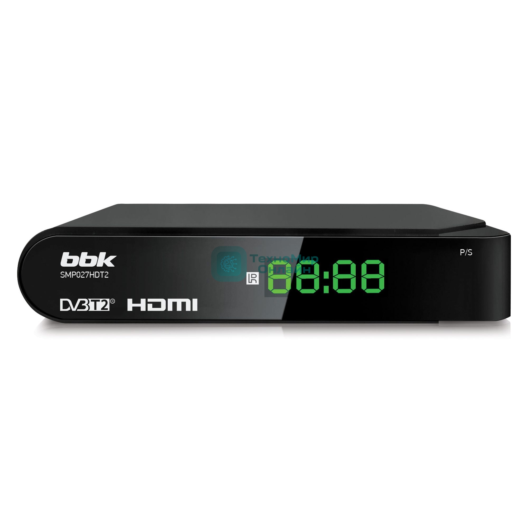 Приставка для цифрового ТВ BBK SMP027HDT2 черный, DVB-T2, DVB-T, HDMI, USB 2.0