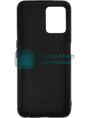 Чехол (клип-кейс) LuxCase, для Realme 8i, черный 62348