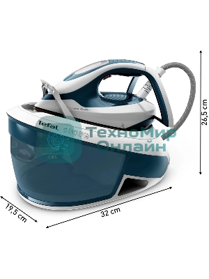 Парогенератор Tefal Express Power SV8111E0, синий/белый