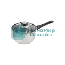 Ковш MALLONY BAK с крышкой, 1,9 л, нержавеющая сталь, с бакелитовой ручкой (009356)