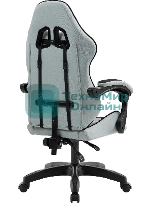 Кресло игровое Defender Savage серый/черн, класс 2, ткань