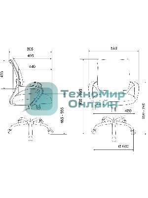 Кресло компьютерное Бюрократ CH-695NSL черный, экокожа, крестов. металл хром