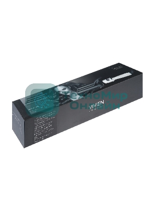 Щипцы для завивки волос Vivien VE-2020 черный/белый, 22 мм, 200 °C, 10 режимов