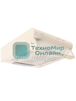 Вытяжка подвесная Elikor Davoline 50П-290-П3Л бежевый, 50 см, 290 м³/ч, 34 дБ