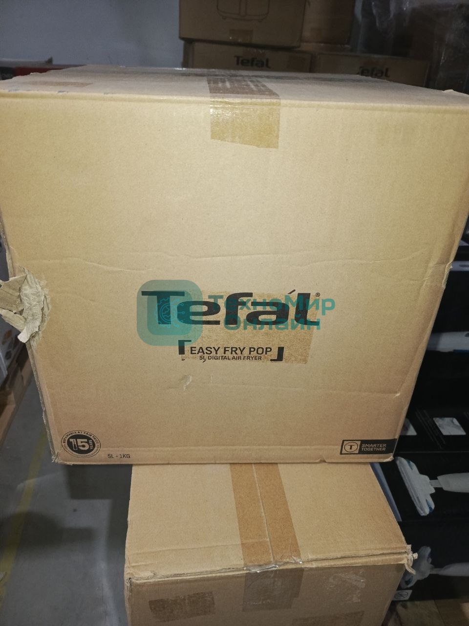 (Поврежденная упаковка) Аэрогриль электрический Tefal Easy Fry Pop EY245TE0 коралловый