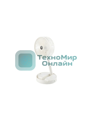 Вентилятор Energy EN-0612 USB белый, настольный, 4,5 Вт, 3 скорости, 15 см, аккумуляторный