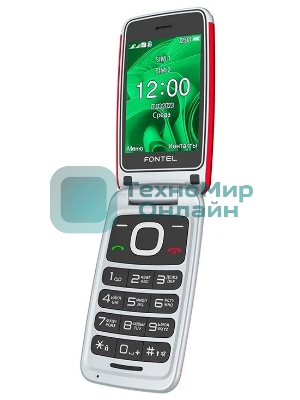 Мобильный телефон FONTEL FL280, красный
