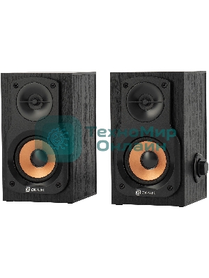 Акустическая система Oklick OK-162 2.0 темное дерево 8Вт