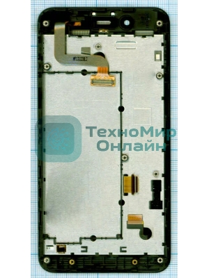 Дисплей для Asus PadFone mini 4.3, черный с рамкой