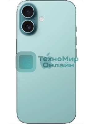 Смартфон Apple iPhone 16 A3287, 8/128Gb, бирюзовый
