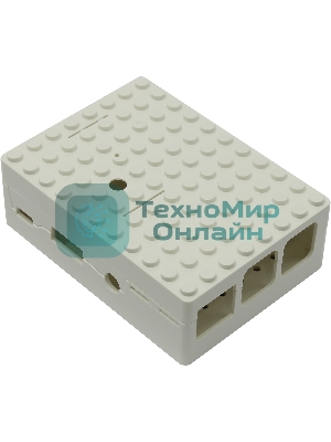 Корпус ACD RA181 белый для микрокомпьютера Raspberry Pi 3 White ABS Plastic Building Block case for Raspberry Pi 3