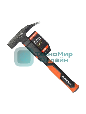Молоток кровельщика Patriot RHF-600 с фиберглассовой рукояткой, 600г