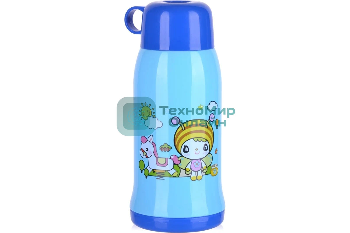 Термос детский Mayer&Boch 28048 голубой/синий/оранжевый