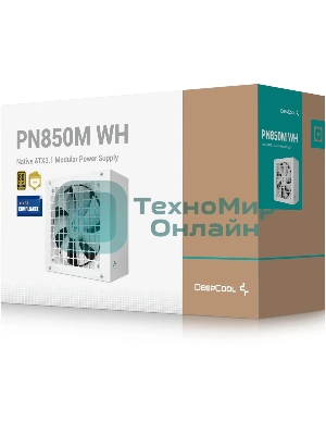 Блок питания Deepcool/GamerStorm PN850M, 850Вт, 80 PLUS Gold, 120мм, белый