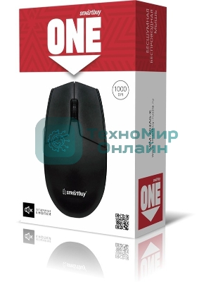 Мышь беспроводная SMARTBUY (SBM-203AG-K) ONE 203AG-K черный