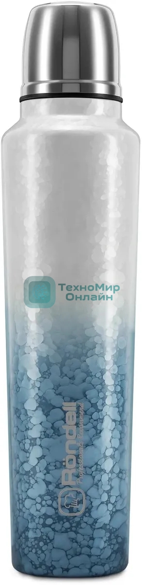 Термос для напитков Rondell Nubes RDS-1970 1 л. серый, картонная коробка