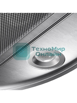 Вытяжка Kuppersberg, цилиндрическая, настенная, 35 см, электронное кнопочное управление, таймер, отвод/рециркуляция, 3 скорости, производительность 850 м3/ч, LED освещение, обратный клапан, уровень шума 68 дБ, угольный фильтр CF110 (опция), цвет нержавеющая сталь