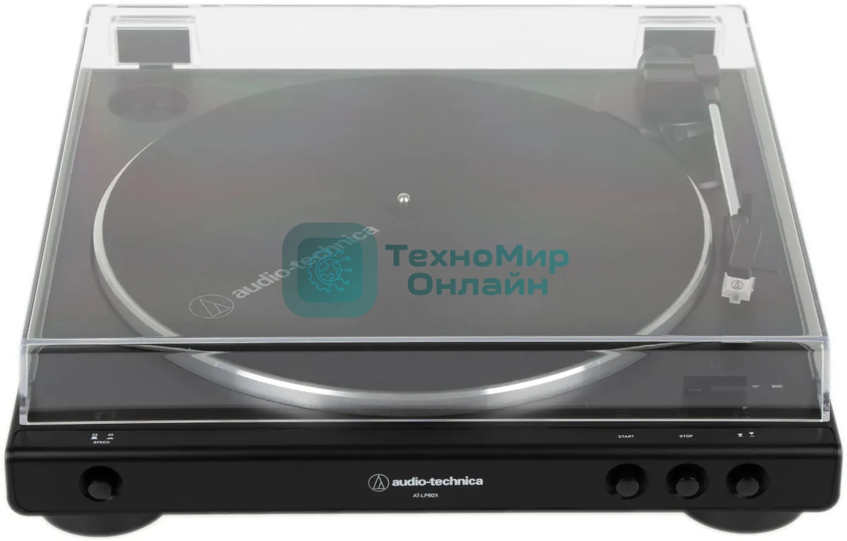Проигрыватель винила Audio-Technica AT-LP60X полностью автоматический черный
