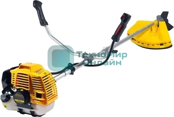 Газонокосилка Champion T523-2 1.4/1.9 кВт/л.с, Вес без режущей насадки 8,3 кг, Объем двигателя 51,7 см3, Объем топливного бака 950 мл, Максимальный расход топлива 610 г/кВт•ч/мл/ч, Тип рукоятки U-образная, штанга прямая Разъемная, Длина штанги 1493 мм, Толщина корда 2,4 мм, Нож, кол-во зубцов/диаметр/диаметр посадки 3/255/25,4, Ширина кошения кордом/ножом 400/255 мм, Обороты холостого хода 2800 об/мин. Голова+Штанга.