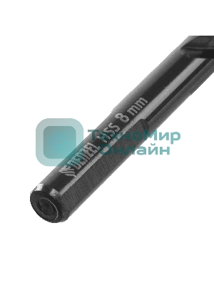 Набор сверл по металлу Denzel 1-10 мм, HSS-Tin, Golden Tip, 10 шт