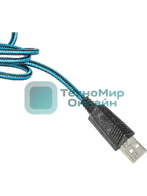 Гарнитура Sven AP-U980MV синий-чёрный, проводная, USB