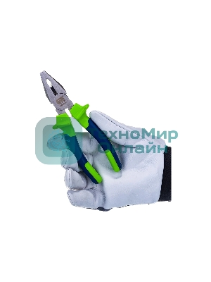 Плоскогубцы Сибртех 17051 комбинированные, 180 мм, двухкомпонентные рукоятки