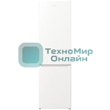 Холодильник Gorenje NRK6201EW4 белый двухкамерный 235/96 л морозилка снизу, No Frost
