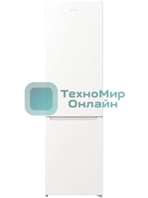 Холодильник Gorenje NRK6201EW4 белый двухкамерный 235/96 л морозилка снизу, No Frost