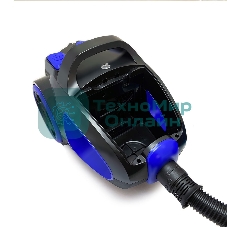 Пылесос Ginzzu VS437 черный/синий, 420/2400 Вт, уборка сухая, пылесборник контейнер 2,5 л