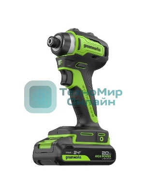 Винтоверт Greenworks ID3170 аккум. патрон:шестигр.1/4