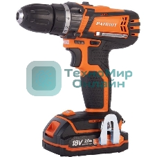 Дрель-шуруповерт Patriot BR 181UES, 21 В, 2 Ач, 29 Нм, щеточный