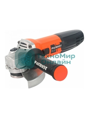 Угловая шлифовальная машина PATRIOT AG 120Mвибро, пылезащищенная. 720 Вт, Диск 125 мм, 11000 об/мин