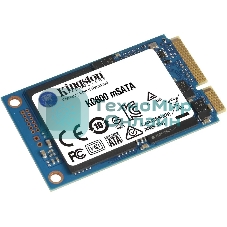 Накопитель SSD Kingston KC600, 1Tb, mSATA, R/W 550/520
