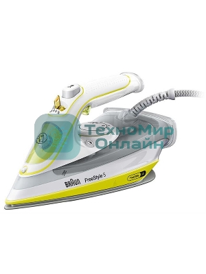 Утюг Braun SI5016YL желтый/серый, 2600 Вт, 50 г/мин, 210 г/мин, 300 мл