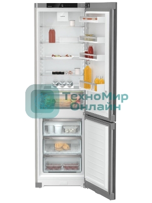 Холодильник Liebherr CNsfd 5703-22 001 Pure серебристый SteelFinish двухкамерный 266/94л морозилка снизу