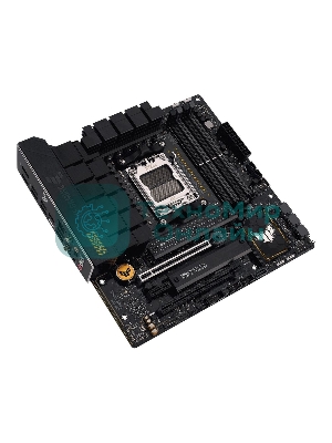Материнская плата ASUS TUF GAMING B650M-PLUS WIFI, AM5, AMD B650, 4xDDR5, 4xSATA, 2xM.2, 1xPCIe 4.0 x16, 1xPCIe 4.0 x4, 1xDP, 1xHDMI, 1x 2.5Gb LAN, 4xUSB-A 3.2 Gen 2, 1xUSB-A 3.2 Gen 1, 1xUSB-C 3.2 Gen 2x2, 5x3.5 мм, 7.1, mATX