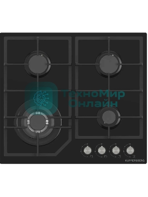 Газовая варочная панель Kuppersberg TG 68 B черный