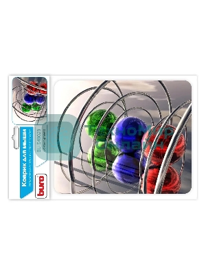 Коврик для мыши Buro BU-S48023 рисунок/сферы