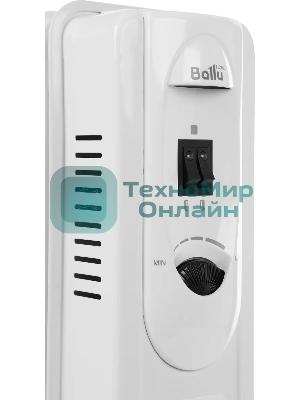 Обогреватель масляный Ballu Comfort BOH/CM-05WDN 1000 (5 секций) белый, 1000 Вт, 15 м2, термостат