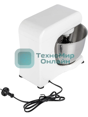 Миксер планетарный Hyundai HYM-S4451 1000 Вт, белый/черный