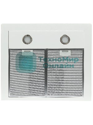 Вытяжка каминная Elikor Квадра 60П-430-К3Д белый, 60 см, 430 куб. м/ч, 54 дБ