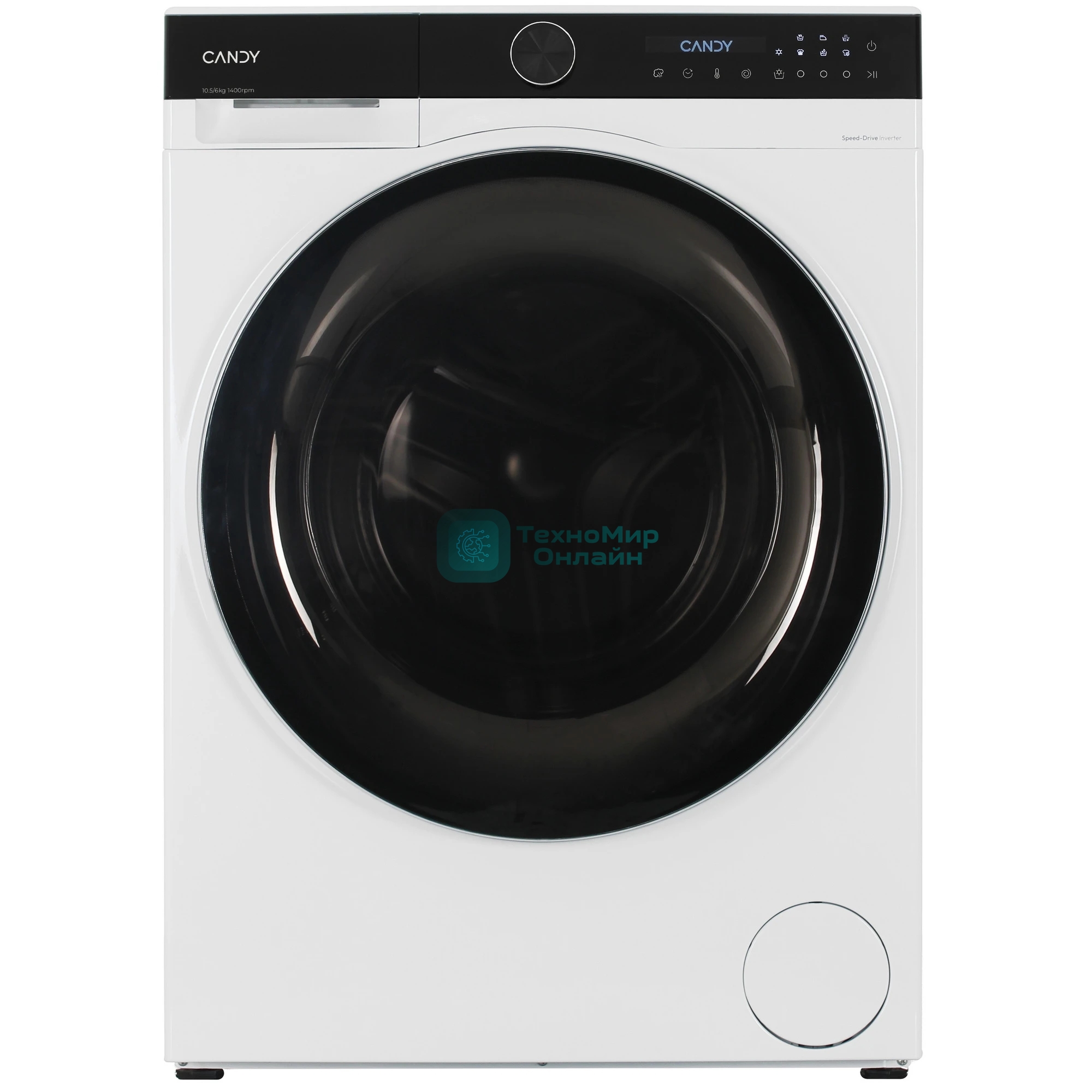 Стиральная машина Candy UltimO C47D 4106MBSW-07 белый, загрузка фронтальная 10.5 кг, 1400 об/мин, класс B