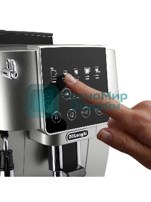 Кофемашина автоматическая DeLonghi ECAM220.31.SB черный/серебристый, исп. кофе - молотый/зерновой, 1.8 л, 1450 Вт, 15 Бар.