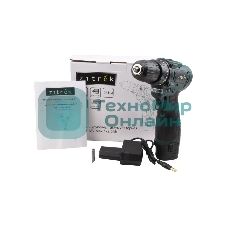 Дрель-шуруповерт Zitrek Green 12V Max 085-1015, 12 В, 2 Ач, 28Нм, щеточный