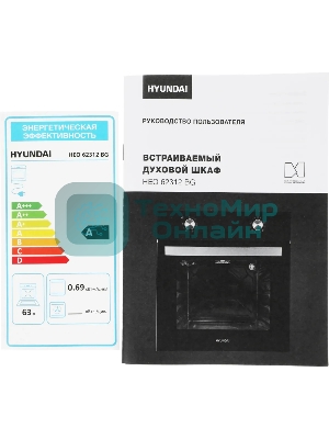 Духовой шкаф электрический Hyundai HEO 62312 BG черный
