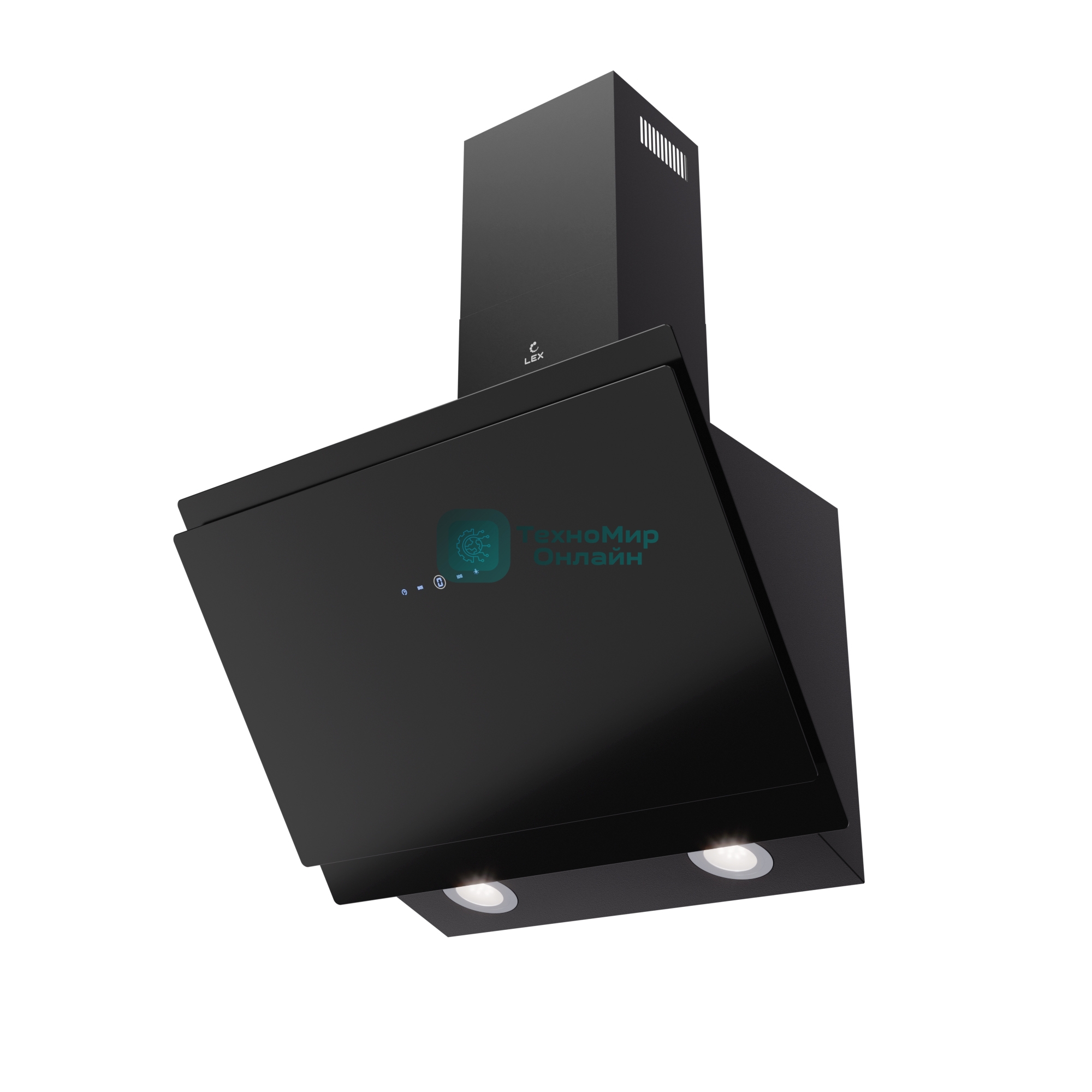 Вытяжка наклонная LEX Furia 600 черная, 59.5 см, 1050 куб. м/ч, 50 дБ